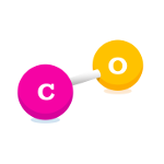 Carbon monoxide atomic structure